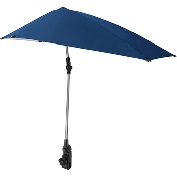 Плажен панта с чадър за закрепване на стола, отличен универсален стол за двор, чадър, регулиращи се на 360 градуса за плажа