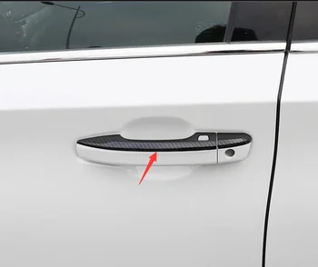Покритие на дръжката на вратата, от влакна от външната страна за седан Honda Accord 2018-2021 г. де Стил Smart Keyhole