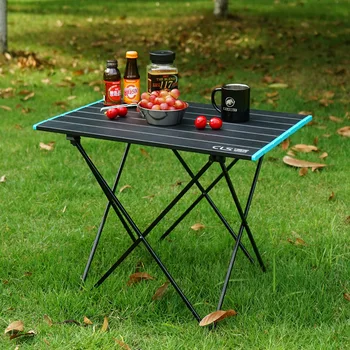 Портативен сгъваем пикник маса от алуминиева сплав, сгъваеми маси за пикник, маса за барбекю, походный маса за пътуване