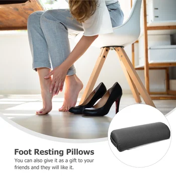 Поставка за краката на дивана, офис подложка, възглавница за почивка, масичка, възглавница от полиестер и памук в полуцилиндре.