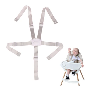 Предпазни колани за детско столче за хранене Универсален детски 5-точков предпазен колан за колички Аксесоари за столче за хранене за хранене