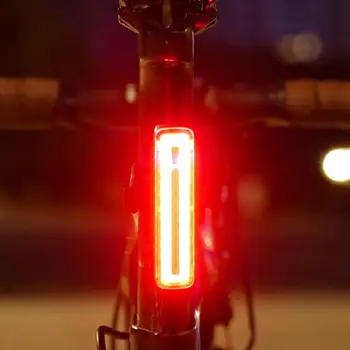 Предупредителен задна светлина Led задна светлина Универсален водоустойчив задна светлина за велосипед с 7 режима на осветление с възможност за завъртане на 360 градуса за Мтб