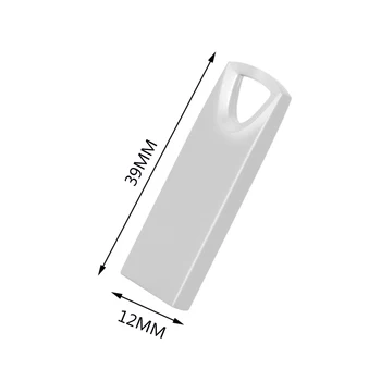 Преносим метален usb 3.0 флаш памет Pendrive 128 GB, 64 GB, 32 GB, 16 GB флаш памет mini USB flash memory stick лого на клиента