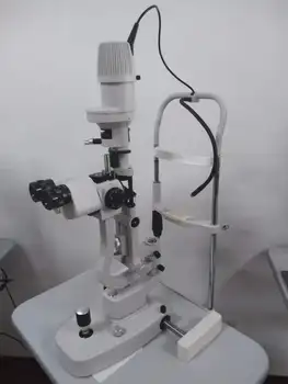 продава висококачествен микроскоп SLM-4 с очни отвори лампа