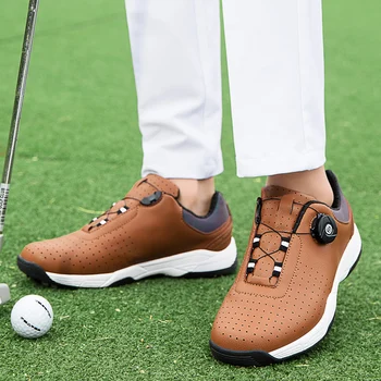 Професионална мъжки обувки за голф, за жени, класически и ежедневни спортни обувки за голф, удобни нескользящие мъжки маратонки за голф