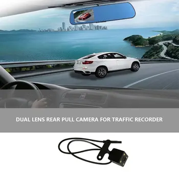 Резервна Камера за кола с Двойна Камера С Широк Ъгъл на видимост 720P HD Цветен CCD Водоустойчива Камера за обратно виждане на Автомобила Дропшиппинг
