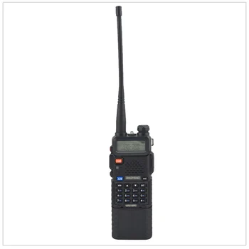 с акумулаторна литиево-йонна батерия 3800 mah baofeng радио двухдиапазонная радиостанция UV-5R 136-174/400-520 Mhz двустранно радио с безплатен ухо