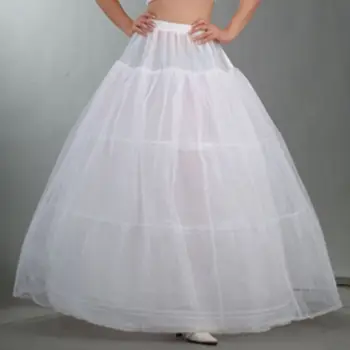 Сватбена долната пола с кринолином, долната пола под роклята, обръч за сватбена рокля