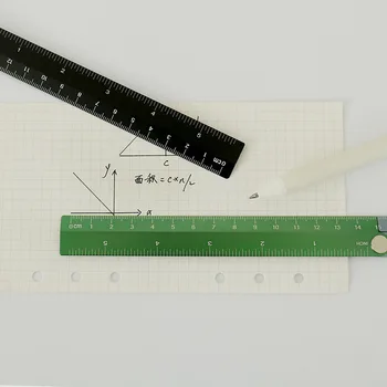 Сгъваема алуминиева пряка линия См скала метрична гама точност инструмент за измерване Чертожната линия Канцеларски материали, ученически пособия