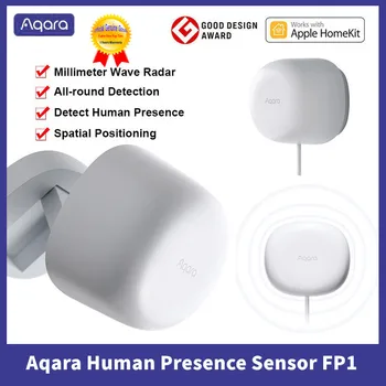 Сензор за Присъствие на човека Aqara FP1 Zigbee 3.0 С Висока Точност на Всестранно откриване на Присъствието на Тялото За Smart home Поддръжка на Apple Homekit