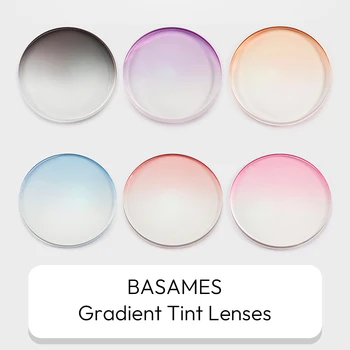Слънчеви очила Basames с градиентными тъмни лещи 1,61 1,56, асферичните лещи от смола, предписани лещи с градиентным оттенък, защита от uv, двойни цветове