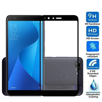 Смартфон 9H HD FULL Закалено Стъкло за ASUS ZenFone Max Plus M1 (ZB570TL) X018D Защитно Фолио на Защитно покритие на екрана