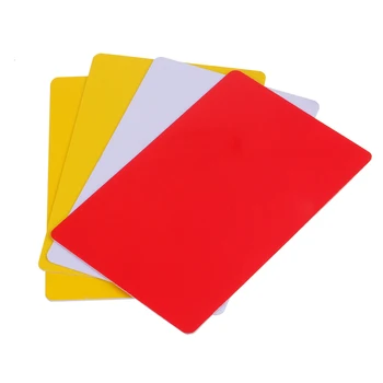 Стандартен набор от съдийски карти DHS за игри-тенис на маса жълт, червен, бял цвят, професионален судейский инструмент, аксесоари за пинг-понг