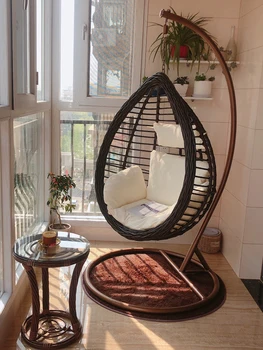 Стол за почивка, подвесная кошница, оплетка, одноместное, домашно, мързеливи, хамак, вътрешен балкон, градина, малък кош, стол за двор