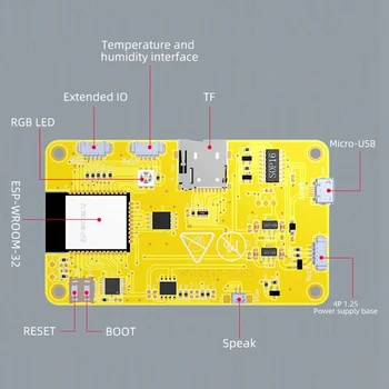 Такса за разработка на ESP32 WiFi, Bluetooth, 2,8-инчов модул Smart Display 240X320, TFT, сензорен екран, модул за разработване на LVGL