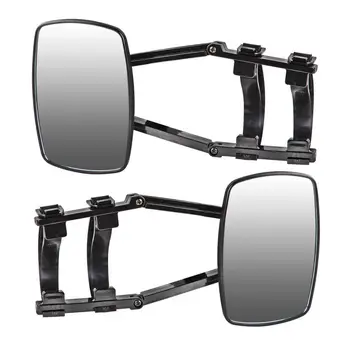 Универсално огледало за теглене на ремарке, разтегателен тип регулируеми огледала за теглене на suv, универсални пълнители огледала за обзавеждане