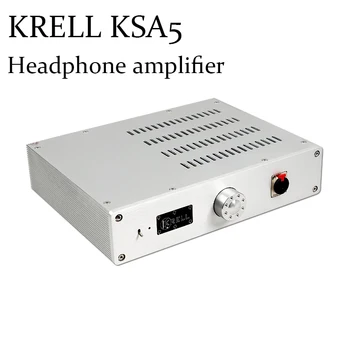 Усилвател за слушалки Krell Ksa5 8 W, аудиофильский усилвател за слушалки клас A, пълен, постоянен ток, Hi-Fi, точно копие на оригиналната линия