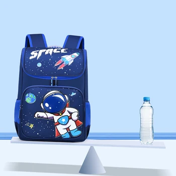 Училищна чанта с принтом астронавти за момчета 1-3 клас, ученически чанти за начално училище, раница с голям капацитет за момичета от 6 клас
