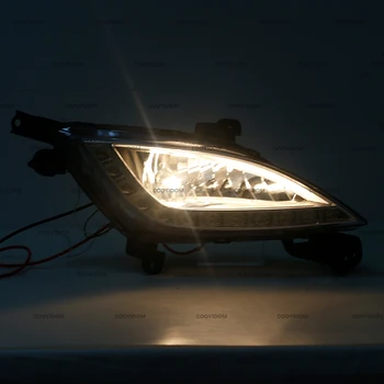 Фарове за мъгла, предна броня на автомобила дневен ходова който има Капачка лампи Рамка капак за Hyundai Elantra GT i30 2012-2016 фарове за мъгла противотуманная на прожекторите