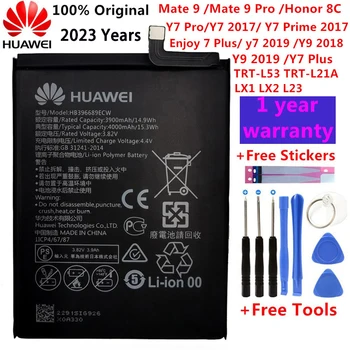 Хуа Уей Оригинална Батерия HB396689ECW 4000 ма за Huawei Капитан 9/9 Pro У 7 Prime У 7 2017 Honor 8C Y9 2018 2019 Версия Enjoy 7 plus