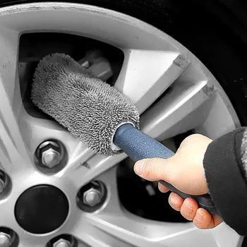 Четка за джанта гуми от микрофибър за детайлите на колата, инструменти за почистване, четка за автоматично обяснения, аксесоари за почистване на автомобили на едро
