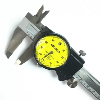 Штангенциркуль с циферблат 6 инча 150 мм 505-681 505-682 Точност 0,01 мм Калибър За Измерване на Ръчни Инструменти От Неръждаема Стомана Линия