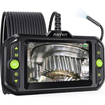 Эндососкопическая инспектиращата помещение Anykit Handhold, 1080P HD однообъективный и трехобъективный бороскоп Канализационната помещение за източване на автомобилни тръби