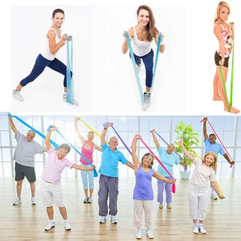 1,5 м латексный эспандер за практикуване на йога, растяжкой, кроссфитом, фитнес, эспандер за тренировки, еластична лента за упражнения, въже, 8 цвята
