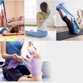 1,5 м латексный эспандер за практикуване на йога, растяжкой, кроссфитом, фитнес, эспандер за тренировки, еластична лента за упражнения, въже, 8 цвята