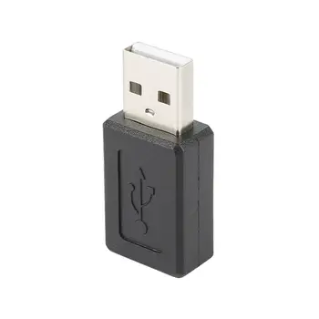1 ~ 15 бр. на Едро, Нова Черна, USB 2.0 A за мъже и жени, Mini USB B, 5-пинов Конектор за свързване на кабел-адаптер, за най-добра цена