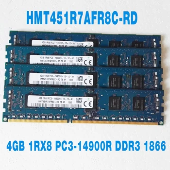 1 бр. За SK Hynix Оперативна памет 4 GB 4G 1RX8 PC3-14900R DDR3 1866 REG ECC / Сървър памет HMT451R7AFR8C-RD
