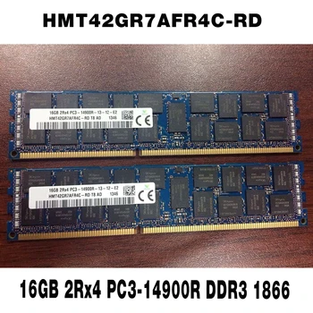 1 бр. За SK Hynix Оперативна памет 16G 16GB 2Rx4 PC3-14900R DDR3 1866 ECC REG Сървър Памет Високо Качество, Бърза Доставка HMT42GR7AFR4C-RD
