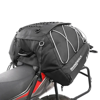 1 бр., мотоциклетът водоустойчива чанта за носене Rhinowalk, 35-50 литра, двустранен разтегателен чанта за носене