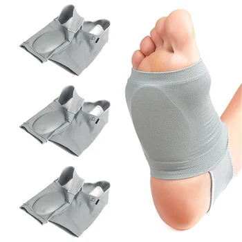 1 Чифт супинаторных ръкави плантарна фасциит пета тотнъм Грижи за краката си плоски стъпала Облекчаване на болката Чорапи с ръкави ортопедични стелки-подложки