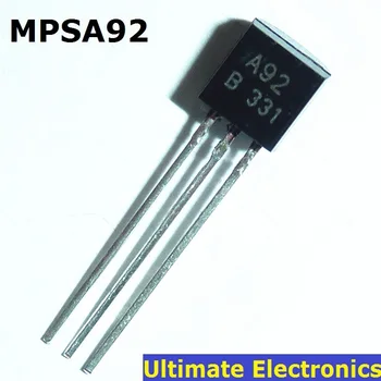 100 бр./лот MPSA92 TO-92 0.5 A / 300V PNP транзистор