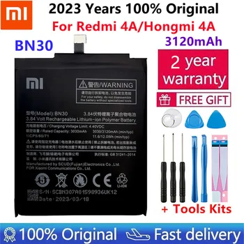100% Оригинална батерия BN30 Xiaomi Redmi 4A Redrice Hongmi 4A литиево-полимерна подмяна на Bateria 