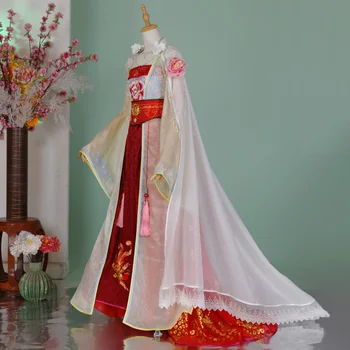 15 дизайн, многоцветен етнически модерен женски костюм за малцинствата, подобряване на универсална ежедневна рокля Hanfu, костюм за cosplay