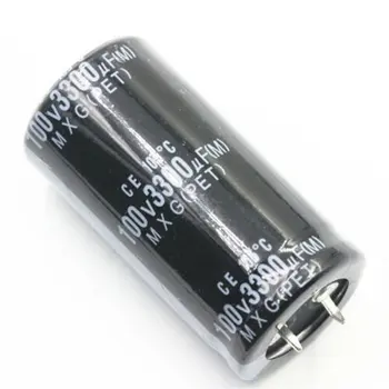1бр 3300 icf 100 В 3300MFD 100 W Алуминиеви електролитни кондензатори 25*45 мм бразда