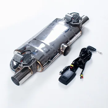 2,5-инчов 63 мм Т-образен шумозаглушител на изпускателната с електрически клапан за състезателни изяви