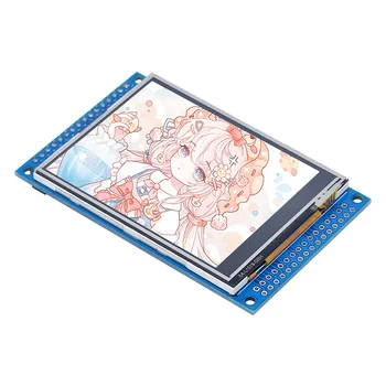 2,8 3,3 Инча До 300 мА TFT LCD Дисплей с Екран, чувствителен на Допир Дисплей Модул За Arduino UNO СЪС Съпротивление Сензорен Панел САМ Kit WAVGAT 