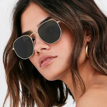2021 Луксозни Реколта Огледално Маркови Дизайнерски Слънчеви Очила Дамски/Мъжки Класически Кръгли Слънчеви Очила с UV400 Oculos Gafas De Sol