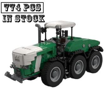 2021 на НОВ корпус IH земеделското стопанство трактор Fendt Trisix Vario градивен елемент на MOC-83784 камион в събирането на играчка модел подаръци на момчето за рожден ден