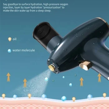 2023 Нов дизайн Козметичен инструмент за домашна употреба Овлажнител за грижа за кожата на лицето инжекцион на кислород Вода нано спрей за мъгла