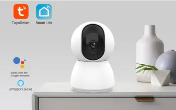 2MP 1080P SASHA Smart Life APP Безжична PTZ IP куполна камера AI Гуманоидное автоматично следене на дома за сигурност, ВИДЕОНАБЛЮДЕНИЕ, Домофонна система следи бебето