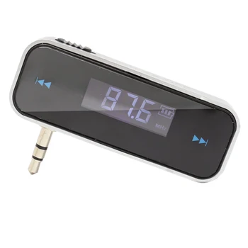 3,5 мм FM Трансмитер с LCD Дисплей Diaplay В Колата Музика Безжичен Аудио Трансмитер За кола за Мобилни Телефони, Таблет, MP3/ MP4 Плеър