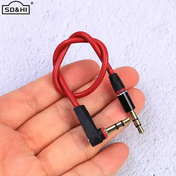 3,5 мм Кратко 20 см Aux кабел от порта към конектора стерео аудио кабели кабел