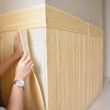 30 бр. 3D самозалепваща лента, водоустойчива стикер на стената, хол, спалня, баня, луксозна украса, картинки за лепене на дърво