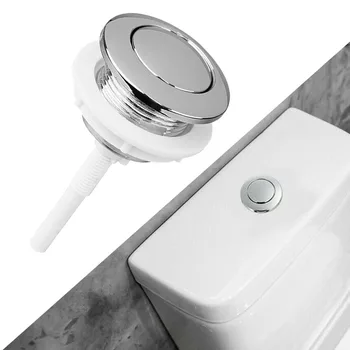 38 мм бутон за тоалетната чиния в банята, с един бутон почистване на Аксесоари за резервоар за тоалетна вода Превключвател вода Щракнете върху бутона почистване