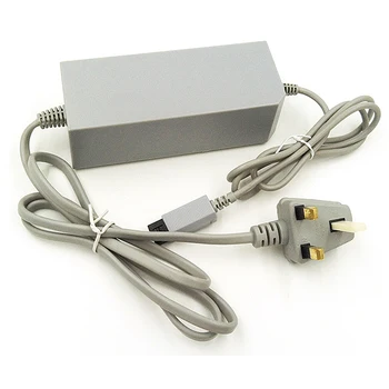 50 бр./лот, штепсельная вилица в обединеното кралство, домашен стенен източник на захранване, ac зарядно, кабел-адаптер за Wii конзола