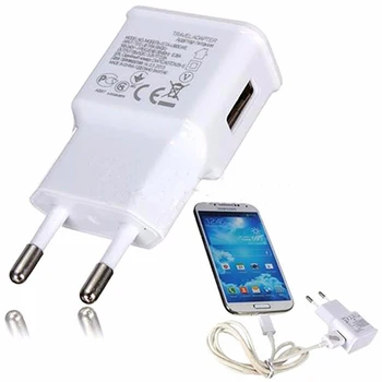 5V 2A USB Plug EU Стенно Зарядно Устройство за Бързо Зареждане на Регулатор Преместване на захранващ Адаптер Универсално Зарядно За Мобилен Телефон Европейски Стандарт